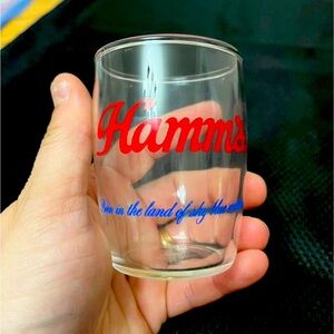 Hamm’s Mini Barrell Taster Glass 4 oz